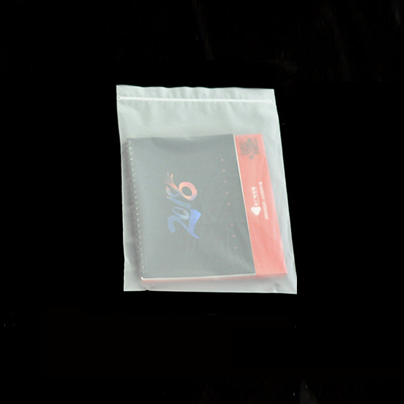 9.9 x 13.8" Matte Frosted Resealable Plastic Bags Zip-Lock Seal Storage Pouch