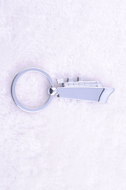 Steamer Shape Key Chain