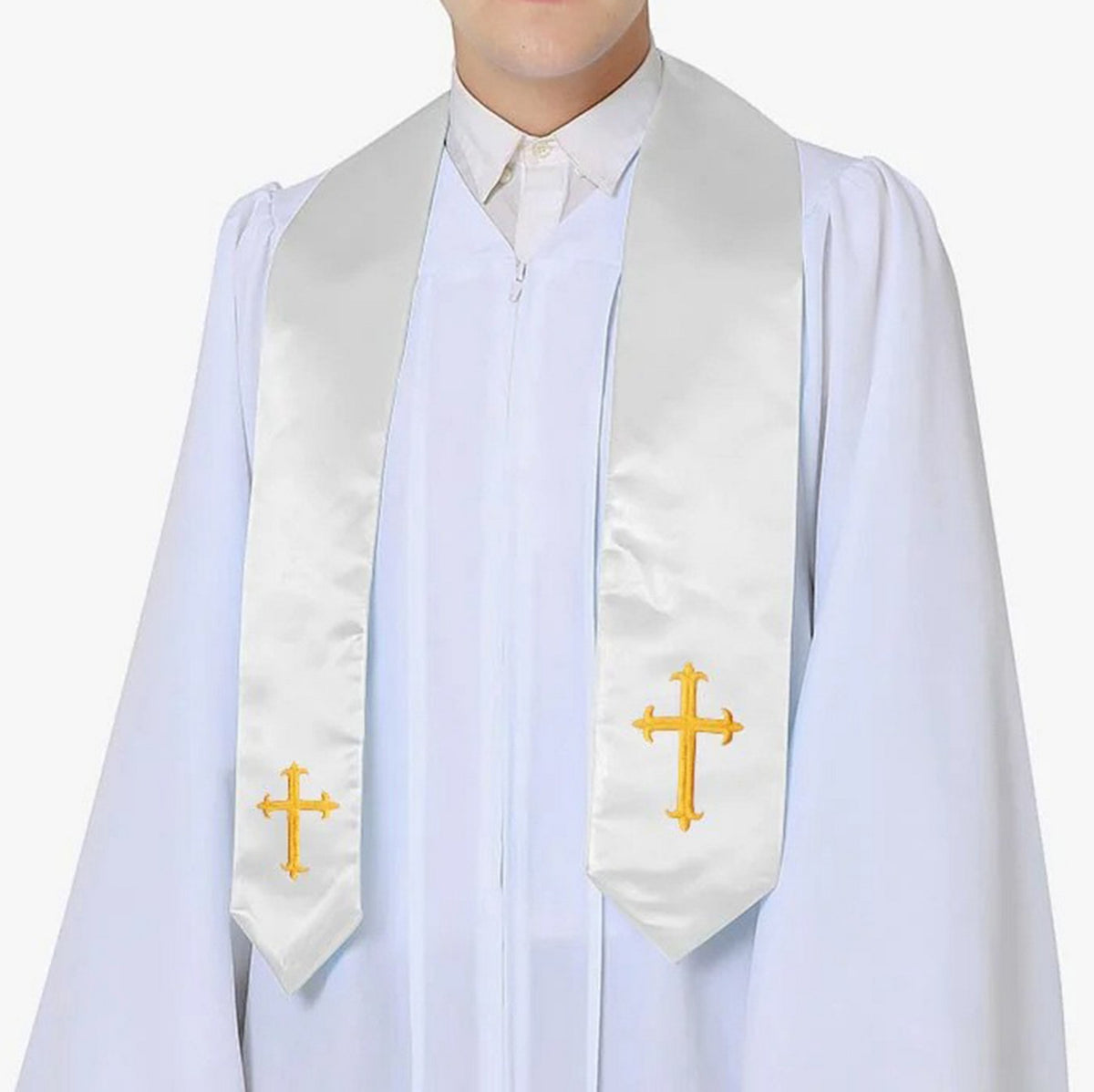 Custom 72"L Embroidery Choir Stole Graduation Stole