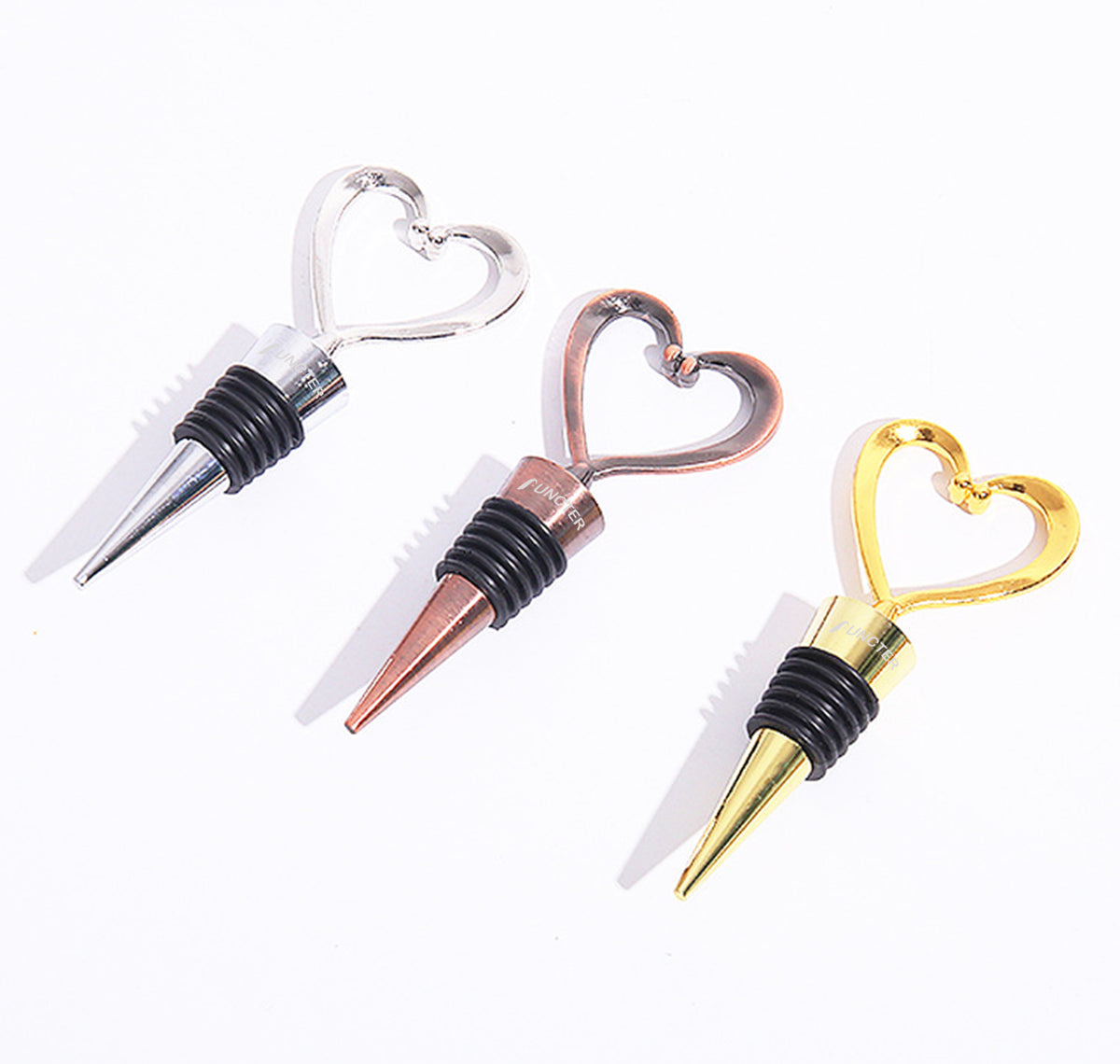 Metal Heart Shape Wine Stopper