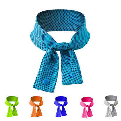 Cooling Ice Scarf With Built-in Cooling Beads