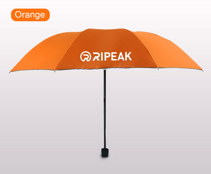 Portable Travel Triple Folding Umbrella Manual Open Umbrella