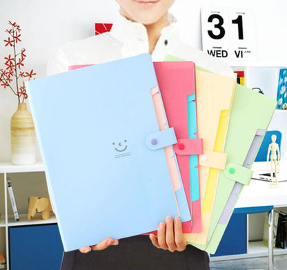 Five Layers Large Capacity Document File Bag