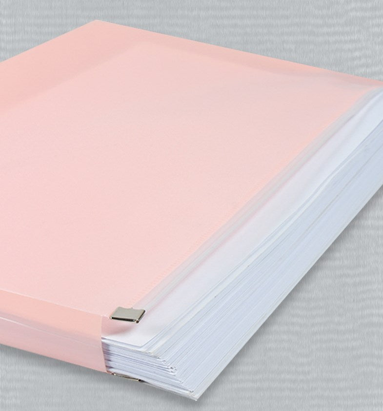 Colorful Zip Plastic Envelopes A4 Zipper Document Folder Letter File Folders Expanding Envelope