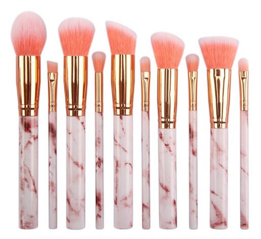 10 Marbled Makeup Brushes Beauty Tools