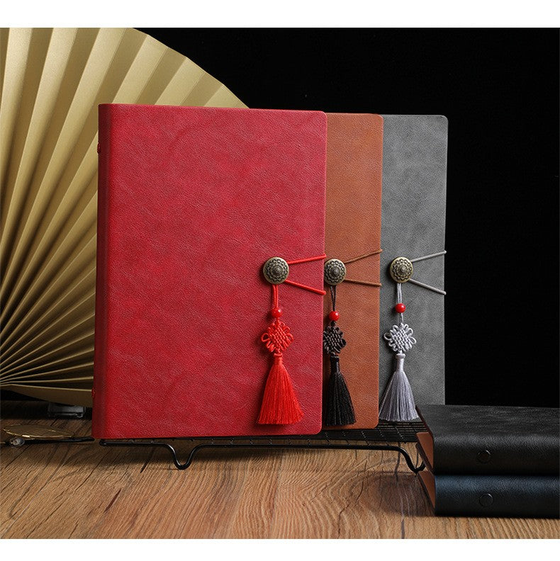 A5 PU Leather Business Notebook Writing Journal Executive Notebook Loose-Leaf Notebook