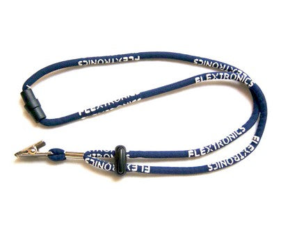 Customized Polyester Lanyard w/Spring Button