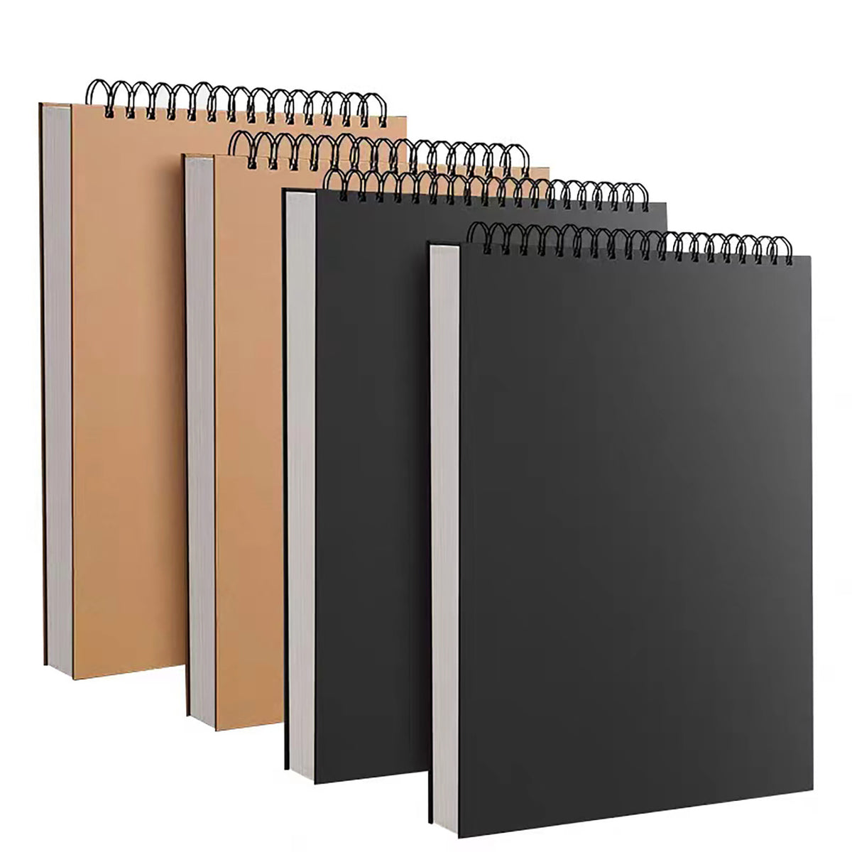 8K Sketch Book 60 Sheets Sketch Pad Top Spiral Bound Drawing Book For Kids And Adults