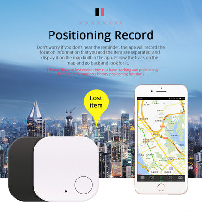 Square-Shaped Wireless Smart Tracker Anti-Lost Device Keychain Key Finder