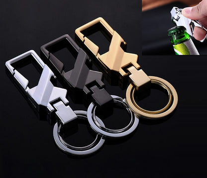Metal Key Ring w/Bottle Opener Auto Gift