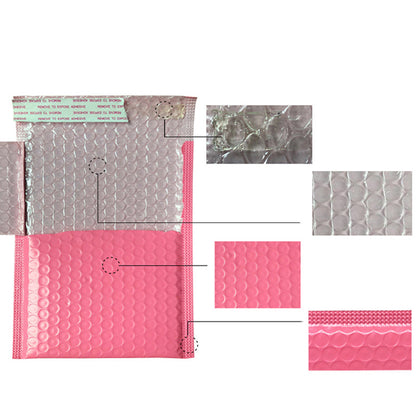 8.7 x 9.9" Pink Poly Bubble Mailer Self Seal Padded Envelopes for Shipping/ Packaging/ Mailing