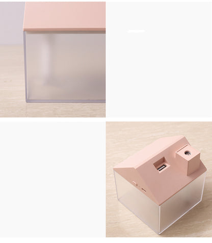 250ml Mini Portable USB Humidifier Cool Mist Humidifier W/LED Light For Bedroom Travel Office Home