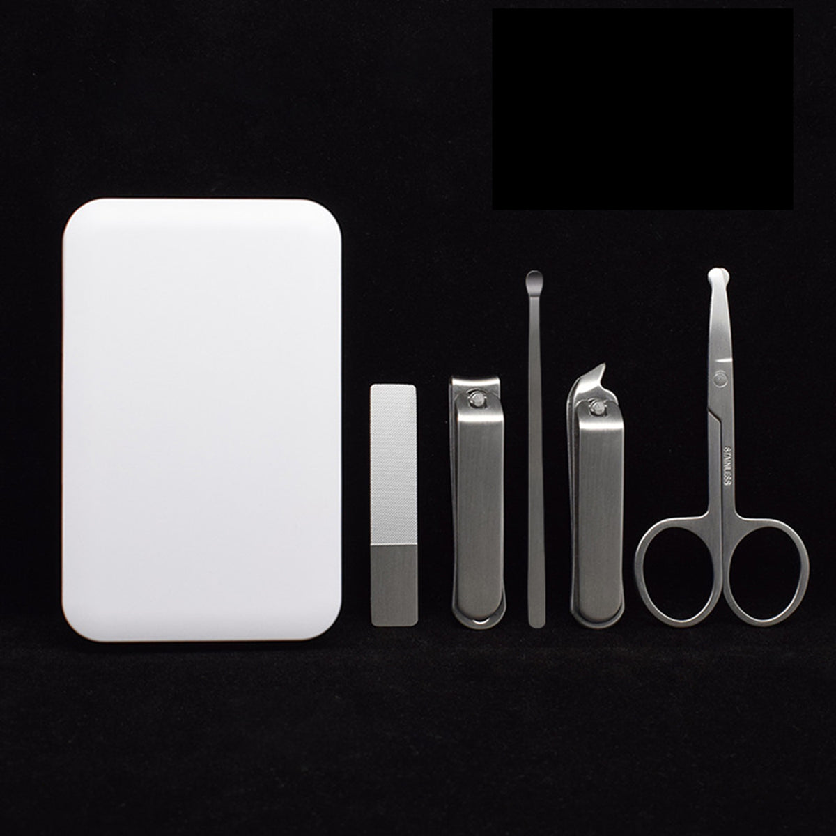5" 1 Stainless Steel Professional Pedicure Kit Nail Scissors Grooming Kit With White Box