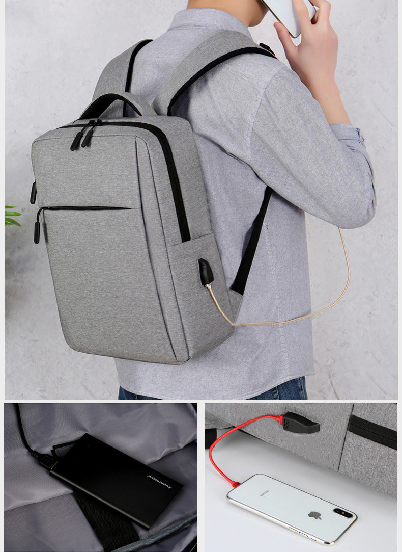 Laptop Backpack With USB Cable Charging Port