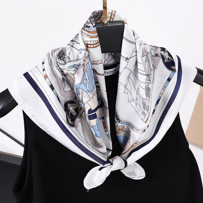 28" x 28" Stain Square Scarf Neck Scarves Kerchief Neckerchief Headband Handbags Wrap Scarf #8