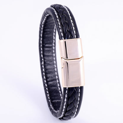 PU Bracelet with Matel Closure