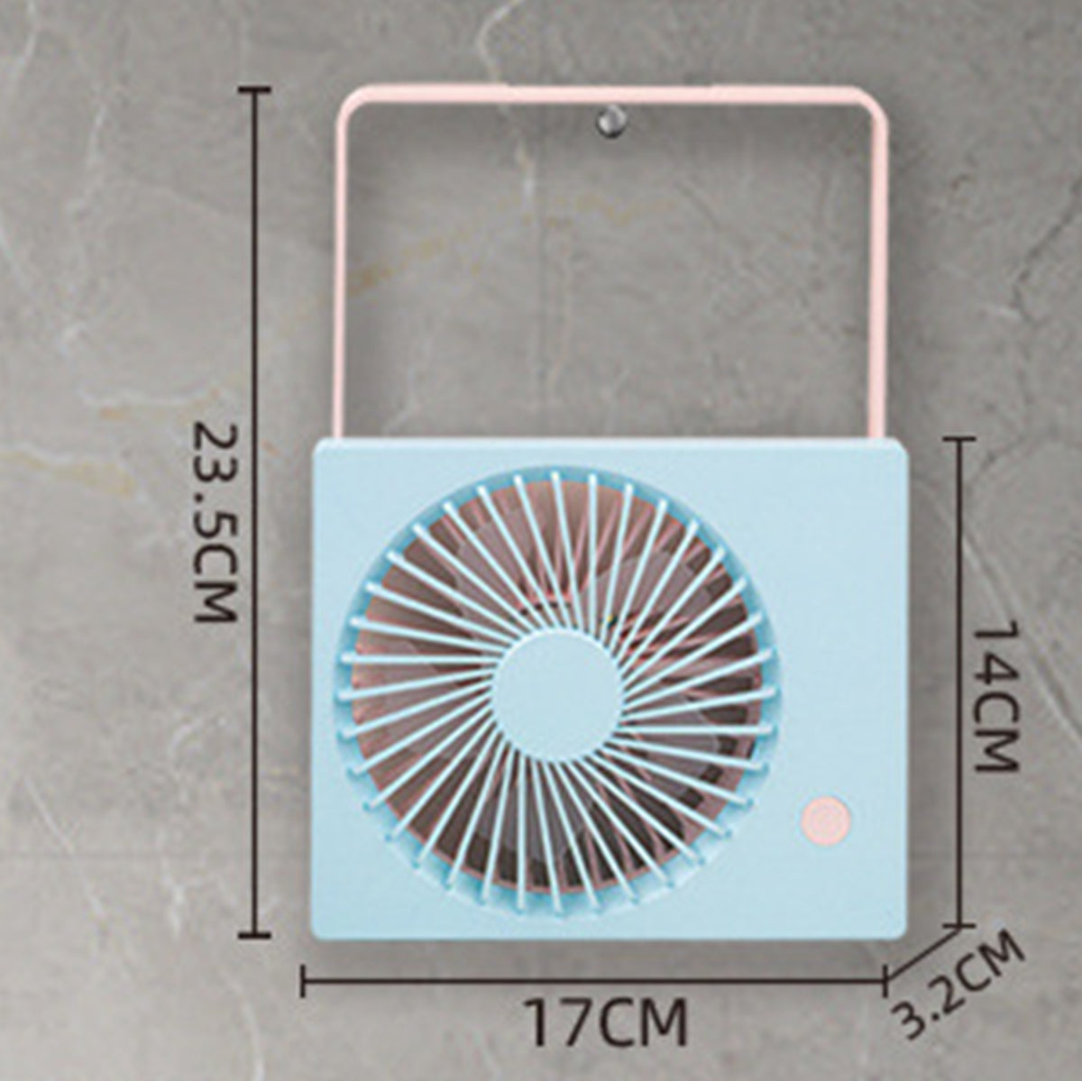 Rechargeable Silent Table Fan 1200mAh Battery Operated
