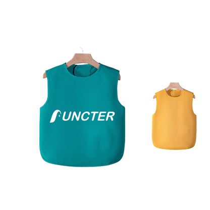 Waterproof Sleeveless Toddler Bib / Mess-Free Feeding Vest For Kids-M(2-3 Years)