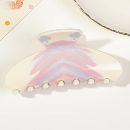 Full Color Printing Hair Claw Clips