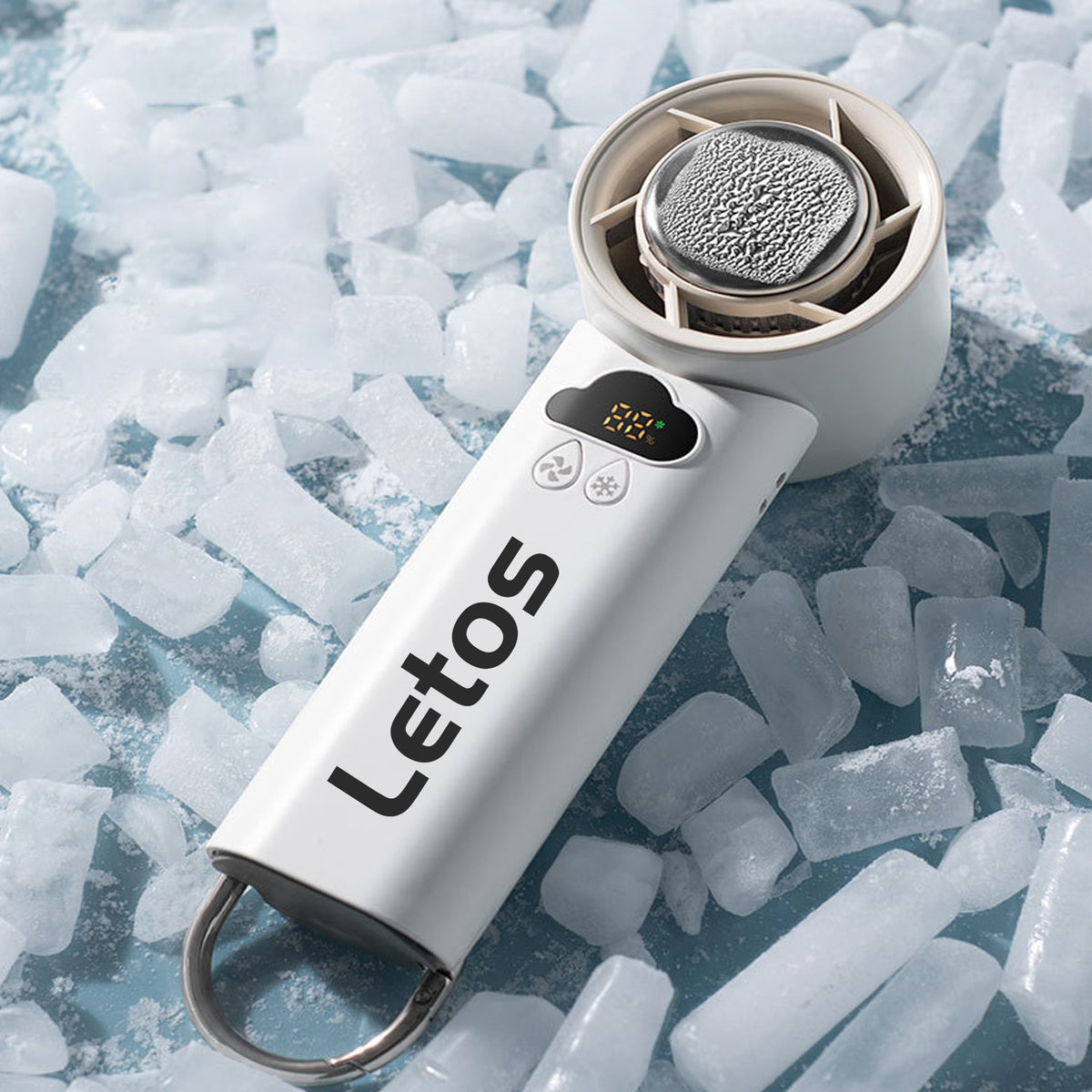 Portable Folding Fan W/ Ice-Cold Cooling