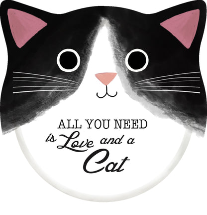 Cat Shape Absorbent Ceramic Stone Cup Coaster