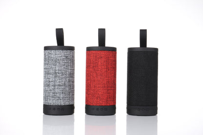 Fashion Cylindrical Fabric Stereo Wireless Speaker Player