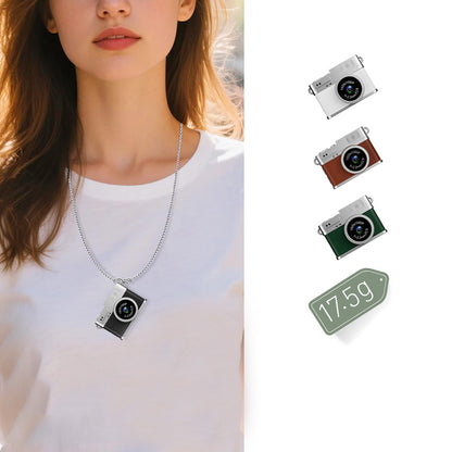 Retro Mini Thumb Digital Camera Pendant Backpack Keychain Charm Take Photos with 8GB TF Card