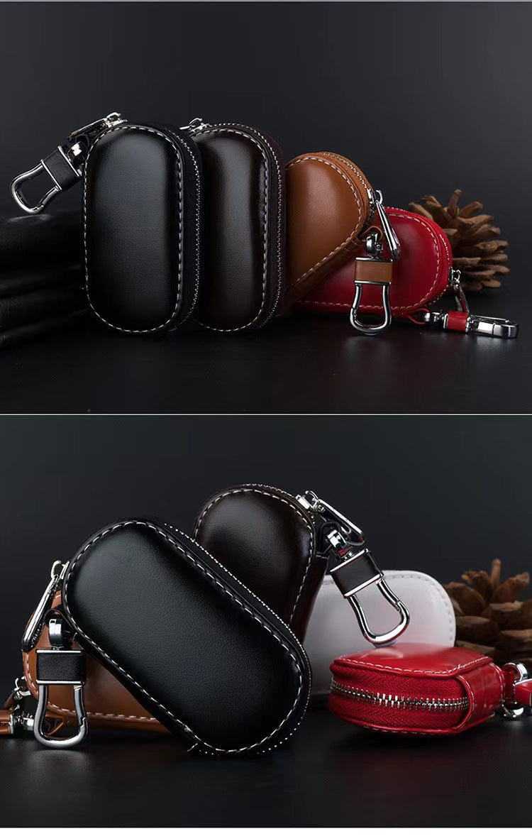 PU Car Key Sleeve W/A Key Chain