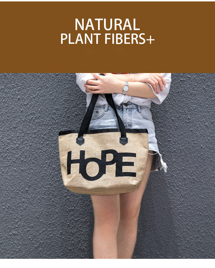 Burlap Hand Bags