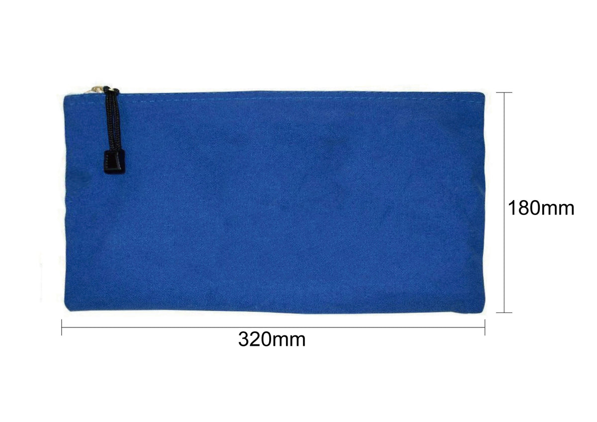 12.6" x 7.1" Zipper Tool Bags - Heavy-Duty 16 oz. Tool Pouch Cotton Tool Bag