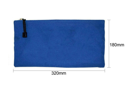 12.6" x 7.1" Zipper Tool Bags - Heavy-Duty 16 oz. Tool Pouch Cotton Tool Bag