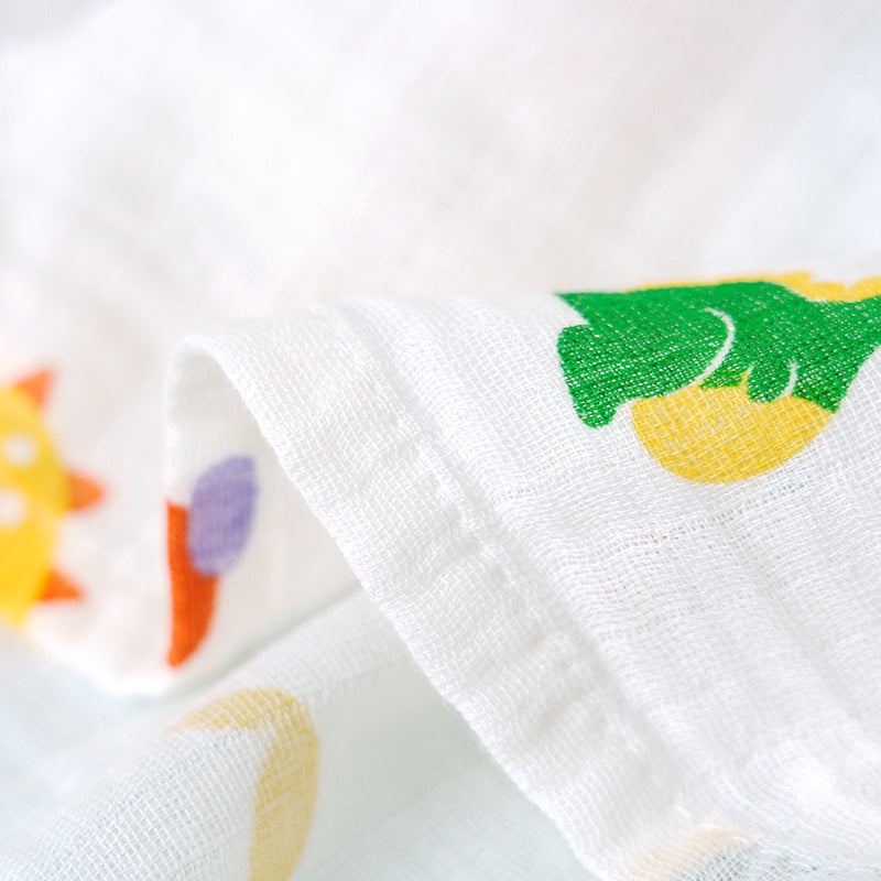 Full Color Imprint Premium Muslin Baby Wrap Swaddle Blanket