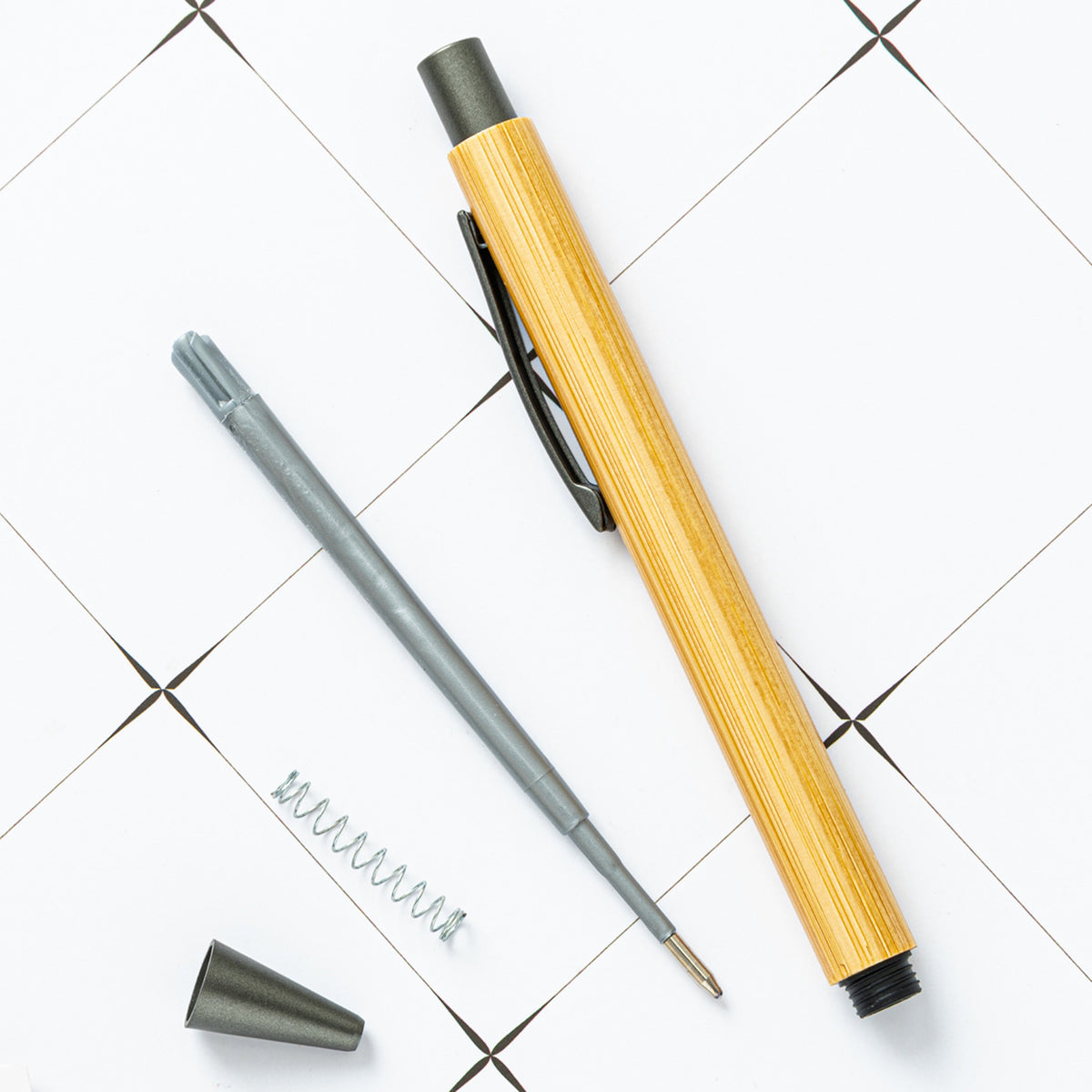 Customizable Bamboo Ballpoint Pen