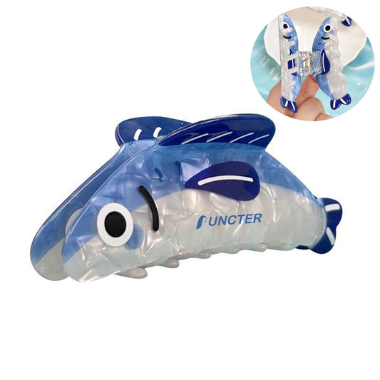 Sardine-themed Ocean Series Hair Claw Clips ( Small )
