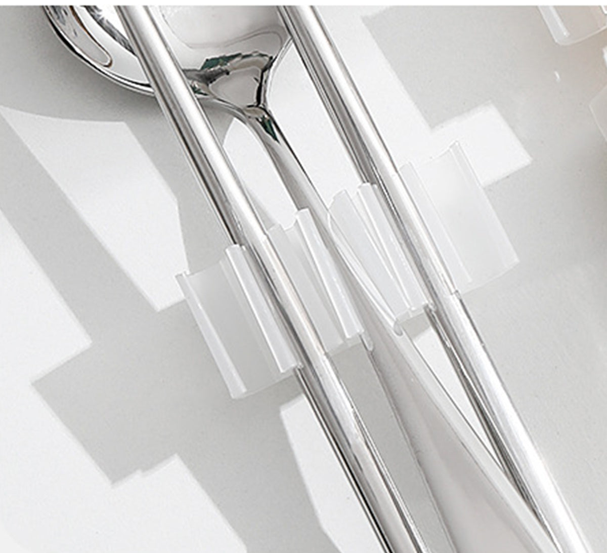 Travel Stainless Steel Spoon Chopsticks Cutlery Set