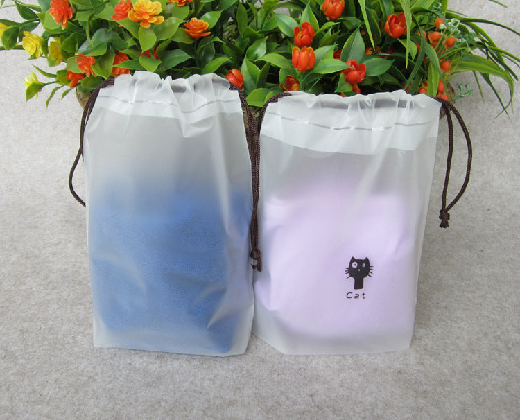 9.9 x 11.9" Double Drawstring Pouch Waterproof Candy Jewelry Party Wedding Favor Present Bag