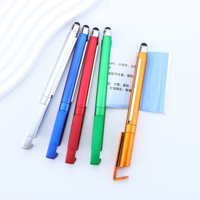 Pull Out Advertising Banner Stylus Pen Gel Pen