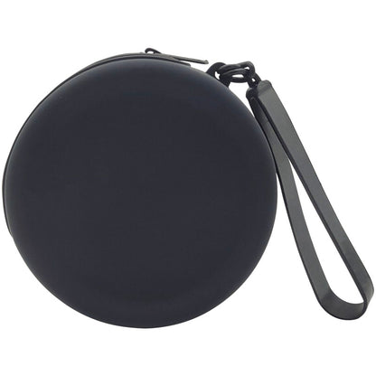 Multi Purpose Soft Silicone Bag Round Shape Samll Zippered Bag With Strap