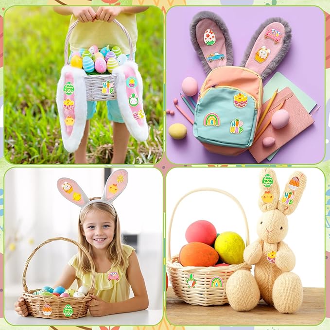 Custom Easter Pins Cute Enamel Lapel Pins Brooch Pin Badge Assorted Bunny Eggs Carrot Butterfly Pin