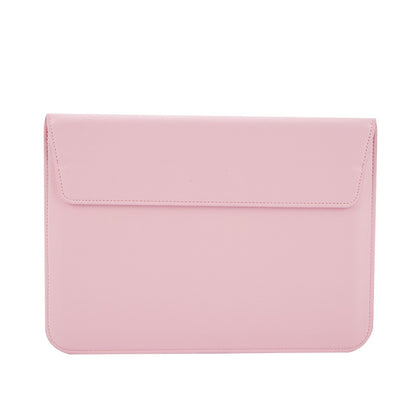 15" PU Leather Laptop Bag Foldable Stand With Magnetic Closure