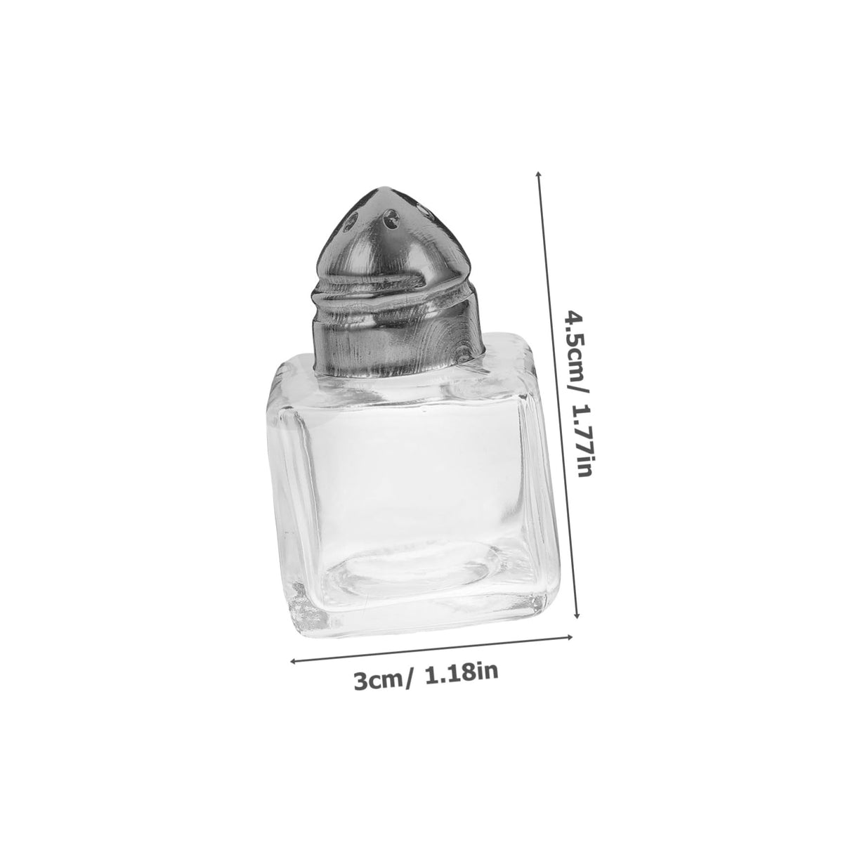Mini Seasoning Storage Containers Spice Jars with Holes for Salt and Pepper for BBQ Camping