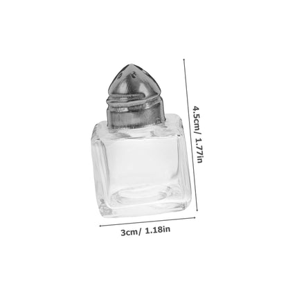 Mini Seasoning Storage Containers Spice Jars with Holes for Salt and Pepper for BBQ Camping