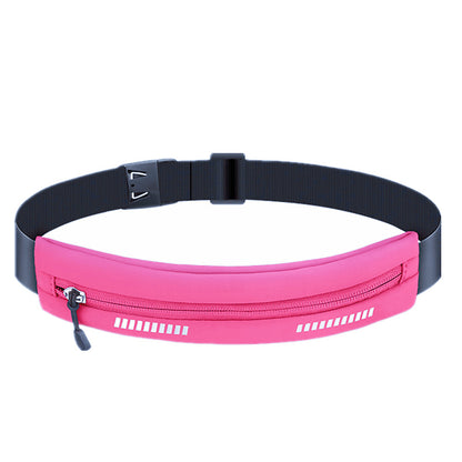 Reflection Fanny Pack Outdoor Sports Water Resistant Polyester Waist Bag