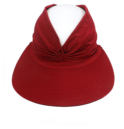 Womens Sun Visor Hat Wide Brim Summer Sun Hats UPF 50+ UV Protection Beach Hats Foldable Golf Visor