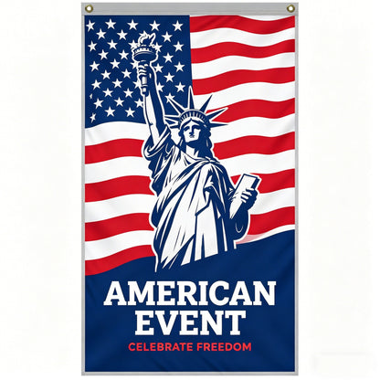 3' x 5' Single-Reverse Knitted Polyester Vertical Banner