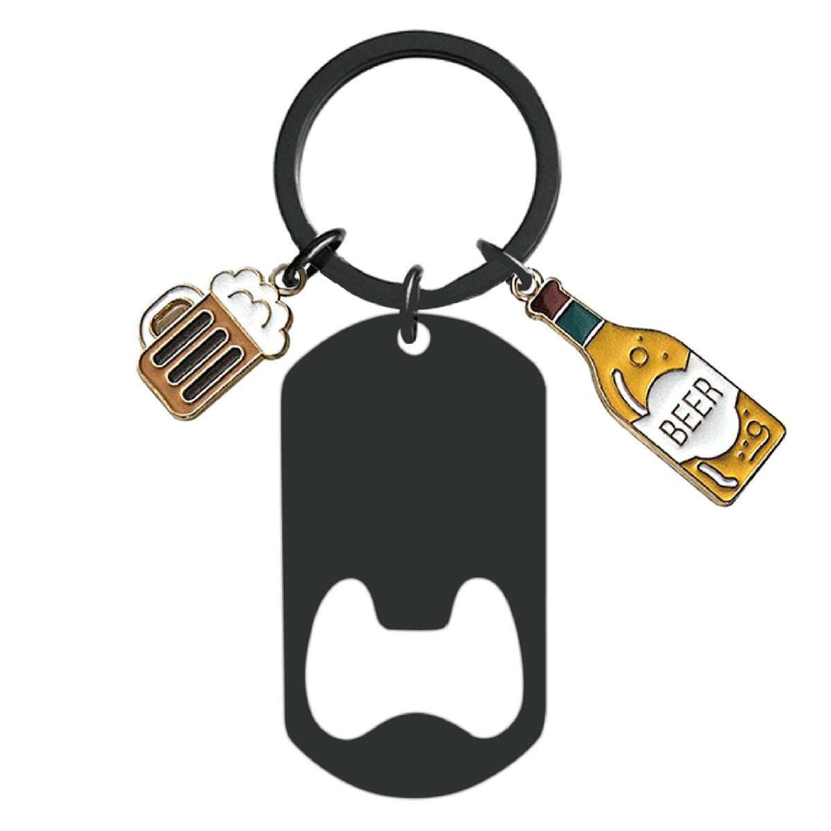 Bottle Opener Keychain Flat Beer Opener