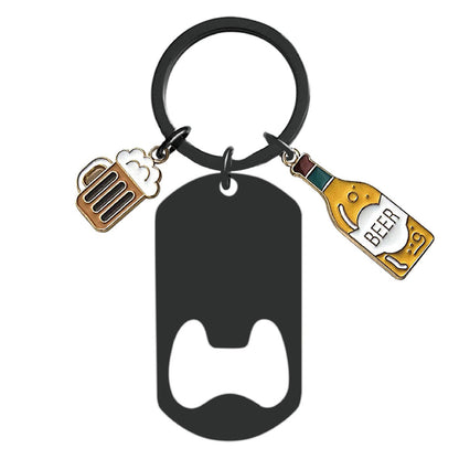 Bottle Opener Keychain Flat Beer Opener