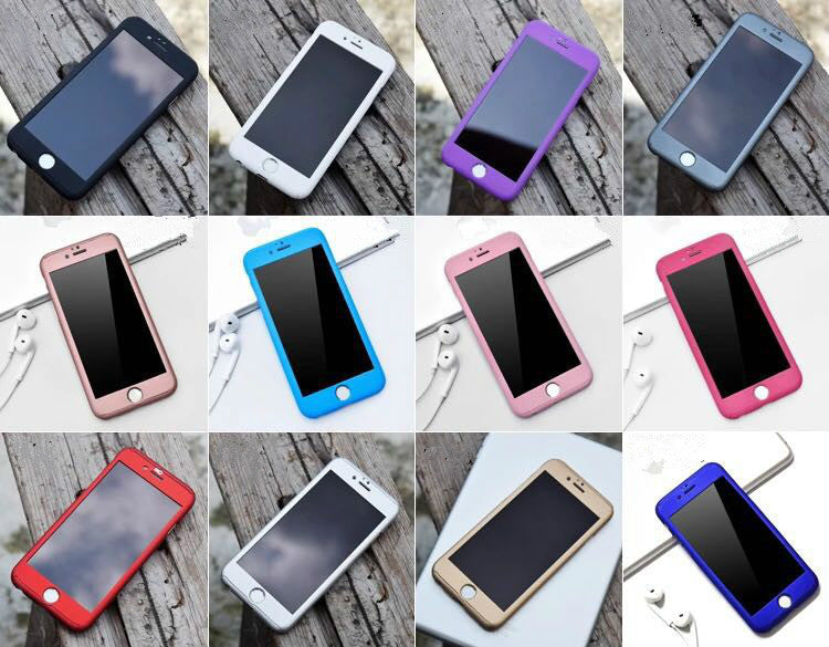 4.7'' 5.5'' 360° Protect Phone Case Shell for phone 7 Plus
