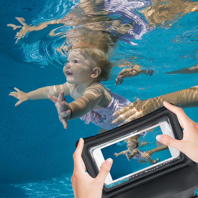 Inflatable Float TPU Waterproof Waist Bag For Smart Phones