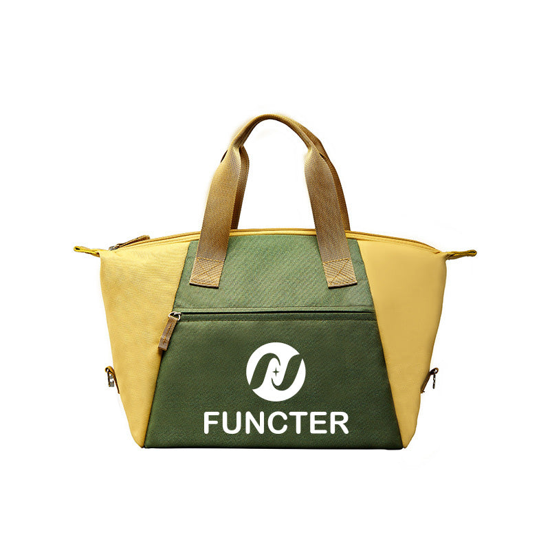 Foldable Oxford Cloth Insulated Lunch Tote